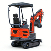 Small Excavator 1.2ton Crawler Excavator Digger Mini Bagger