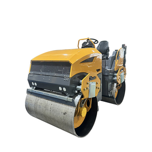 Multi-Function Compact Roller Mini Road Roller Road Roller Compactor Vibrator Compact Soil Road Roller Double Drum Vibratory Type 