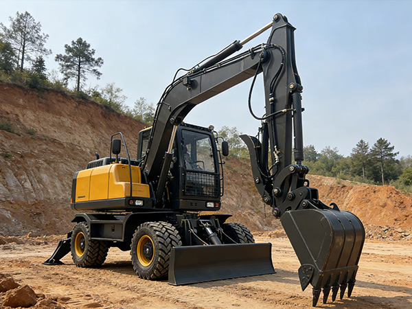 9-ton wheeled excavator