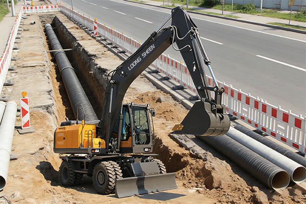  21 Ton Hydraulic Wheel Excavator 