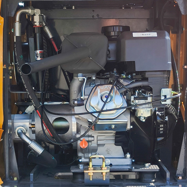 mini excavator internal structure