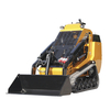 Hot Sale China Diesel Mini Skid Steer Wheel Loader Earth-Moving Machinery Skid Steer Loader With Bucket