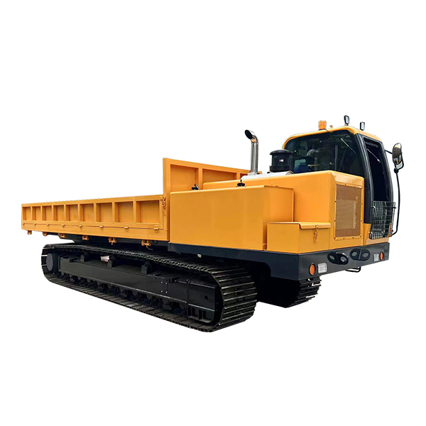 Agricultural slope-climbing tracked vehicle - for transporting goods in orchards and forests