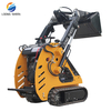 Fast Delivery CE EPA Euro 5Track Bucket Front Attachment Mini Skid Steer Loader 380 mini loader Crawler Loader mini wheel loader for sale
