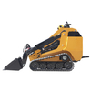 Hot Sale China Diesel Mini Skid Steer Wheel Loader Earth-Moving Machinery Skid Steer Loader With Bucket