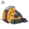 Fast Delivery CE EPA Euro 5Track Bucket Front Attachment Mini Skid Steer Loader 380 mini loader Crawler Loader mini wheel loader for sale