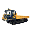 Track transport vehicle - hydraulic self-unloading dump truck